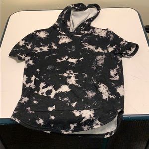 Short sleeve hoodie